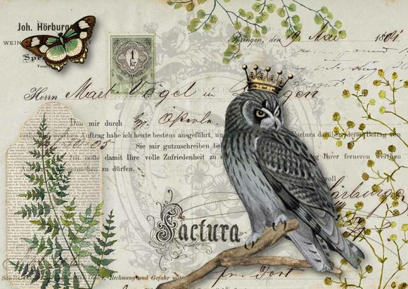 Decoupage Queen - Owl Botanicals - Retiring