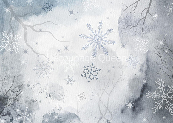 Decoupage Queen Forest Lore-Snowflake Dream A4