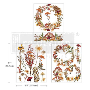 Redesign with Prima Middy Decor Transfer Dried Wildflowers
