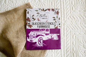 Farmhouse Silkscreen Stencil