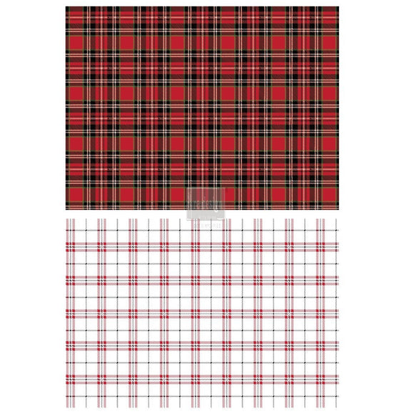 ReDesign with Prima Decor Transfer Gingham Red